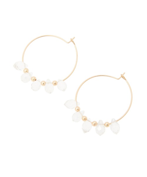 fifth（フィフス）の「ビジューサークルピアス（ピアス（両耳用）・レディース・シルバー/ゴールド・FREE）」の5枚目の写真