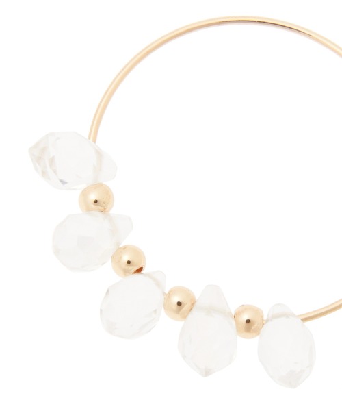 fifth（フィフス）の「ビジューサークルピアス（ピアス（両耳用）・レディース・シルバー/ゴールド・FREE）」の6枚目の写真