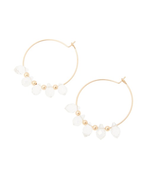 fifth（フィフス）の「ビジューサークルピアス（ピアス（両耳用）・レディース・シルバー/ゴールド・FREE）」の7枚目の写真