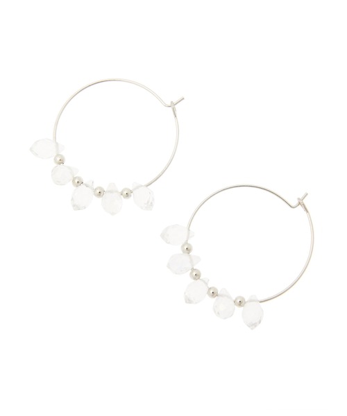 fifth（フィフス）の「ビジューサークルピアス（ピアス（両耳用）・レディース・シルバー/ゴールド・FREE）」の4枚目の写真