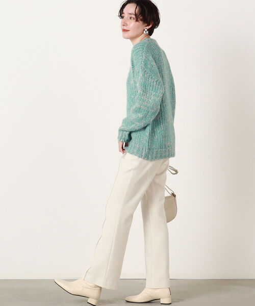 TRICOTS JEAN MARC(トリコットジーンマルク)の「◇【WEB限定カラーあり】【TRICOTS JEAN MARC/トリコ ジャン マルク】MIXカラープルオーバーニット(ニット/セーター・レディース・イエロー/ピンク/ミント/ベビーピンク・FREE)」の11枚目の写真