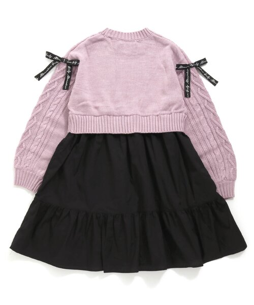 algy(アルジー)の「ニットドッキングワンピ(ワンピース・キッズ・ラベンダー/ベージュ/ミント・XX-SMALL/MEDIUM/SMALL/X-SMALL)」の13枚目の写真