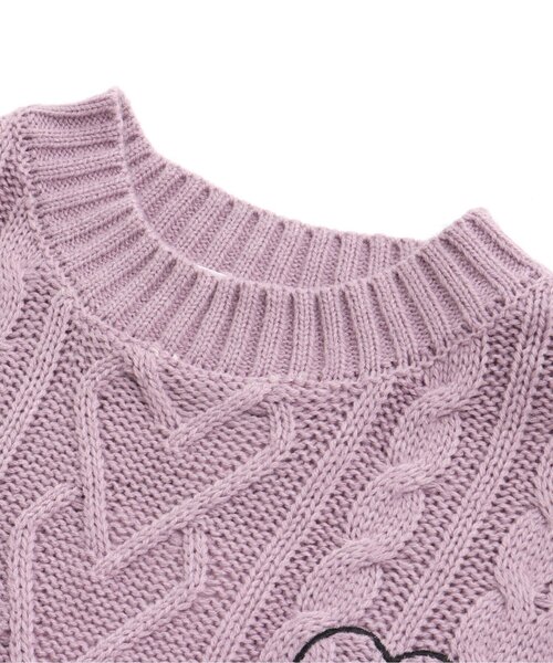 algy(アルジー)の「ニットドッキングワンピ(ワンピース・キッズ・ラベンダー/ベージュ/ミント・XX-SMALL/MEDIUM/SMALL/X-SMALL)」の16枚目の写真