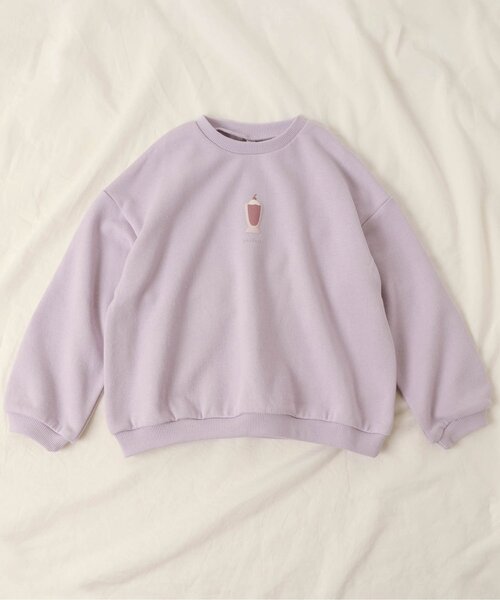 apres les cours(アプレレクール)の「【HAPPY PRICE】8柄モチーフトレーナー(スウェット・キッズ・ベージュ/ブルー/ピンク/アイボリー/イエロー/オレンジ/ラベンダー/グリーン・90/110/100/130/120/80/140)」の6枚目の写真