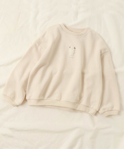apres les cours(アプレレクール)の「【HAPPY PRICE】8柄モチーフトレーナー(スウェット・キッズ・ベージュ/ブルー/ピンク/アイボリー/イエロー/オレンジ/ラベンダー/グリーン・90/110/100/130/120/80/140)」の3枚目の写真
