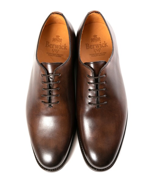 Berwick1707（バーウィック）の「Berwick バーウィック ホールカット 5246 ダイナイトソール（ドレスシューズ・メンズ・ダークブラウン・6/8/7/5.5/6.5/5/8.5/9/7.5/4.5）」の4枚目の写真