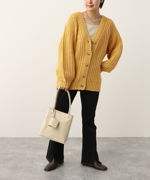 Heather（ヘザー）の「ミニケース付きPUトート　261070（トートバッグ・レディース・ブラック/グリーン/アイボリー・ONE SIZE）」の15枚目の写真