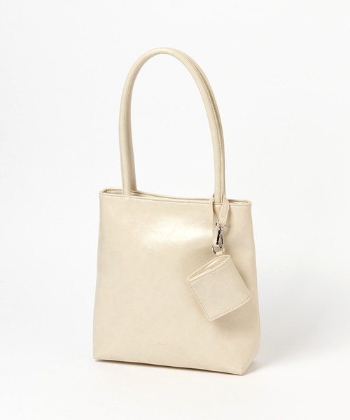 Heather（ヘザー）の「ミニケース付きPUトート　261070（トートバッグ・レディース・ブラック/グリーン/アイボリー・ONE SIZE）」の11枚目の写真