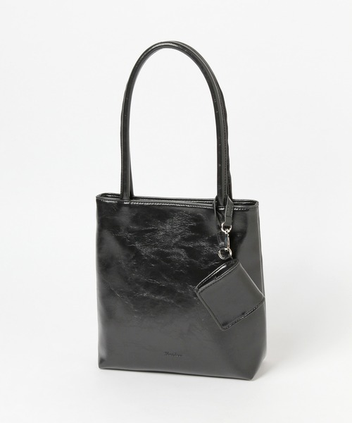 Heather（ヘザー）の「ミニケース付きPUトート　261070（トートバッグ・レディース・ブラック/グリーン/アイボリー・ONE SIZE）」の21枚目の写真