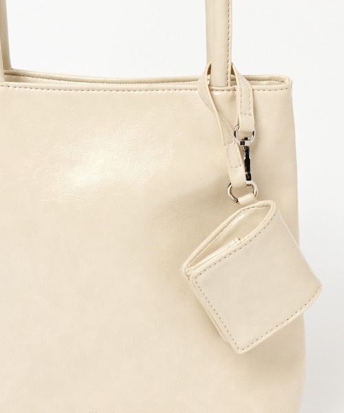 Heather（ヘザー）の「ミニケース付きPUトート　261070（トートバッグ・レディース・ブラック/グリーン/アイボリー・ONE SIZE）」の19枚目の写真