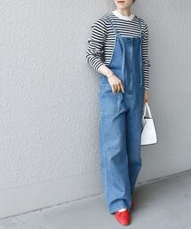 SHIPS any | SHIPS any:〈ウォッシャブル〉デニムサロペット［SHIPS any DENIM］(サロペット/オーバーオール)