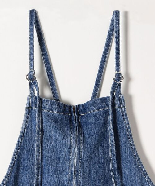 SHIPS any（シップス エニィ）の「SHIPS any:〈ウォッシャブル〉デニムサロペット［SHIPS any DENIM］（サロペット/オーバーオール・レディース・ライトブルー/ブルー・ONE SIZE）」の5枚目の写真