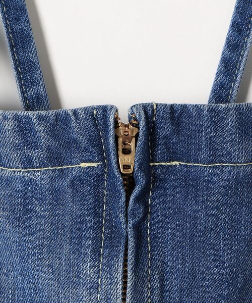 SHIPS any（シップス エニィ）の「SHIPS any:〈ウォッシャブル〉デニムサロペット［SHIPS any DENIM］（サロペット/オーバーオール・レディース・ライトブルー/ブルー・ONE SIZE）」の6枚目の写真