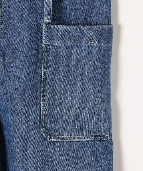 SHIPS any（シップス エニィ）の「SHIPS any:〈ウォッシャブル〉デニムサロペット［SHIPS any DENIM］（サロペット/オーバーオール・レディース・ライトブルー/ブルー・ONE SIZE）」の8枚目の写真