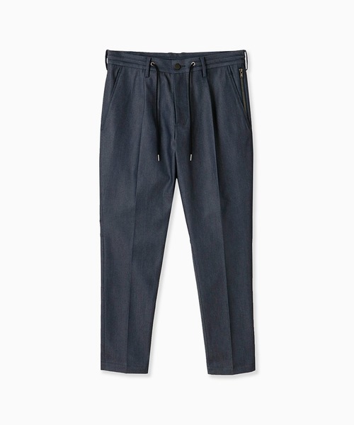 junhashimoto（ジュンハシモト）の「P03 EASY TUCK PANTS（デニムパンツ・メンズ・サックスブルー/インディゴブルー・4/3/5/2）」の12枚目の写真