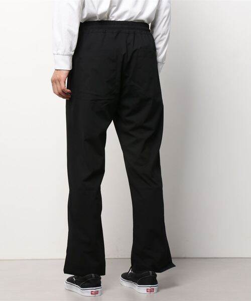 NUMBER (N)INE(ナンバーナイン)の「STRAIGHT-LEG SLIT DRAWSTRING TROUSERS / ストレートライン サイドスリット ウエストコード ゴムシャーリング スラックスパンツ(スラックス・メンズ・グレー/ブラック×グレー/ブラック・3/2/4)」の20枚目の写真