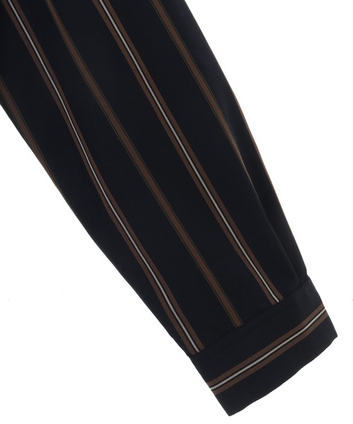 UNION STATION(ユニオンステーション)の「【セットアップ対応】T/Cストライプ スタンドブルゾン(ブルゾン・メンズ・ベージュ/ネイビー・S/M/L)」の8枚目の写真