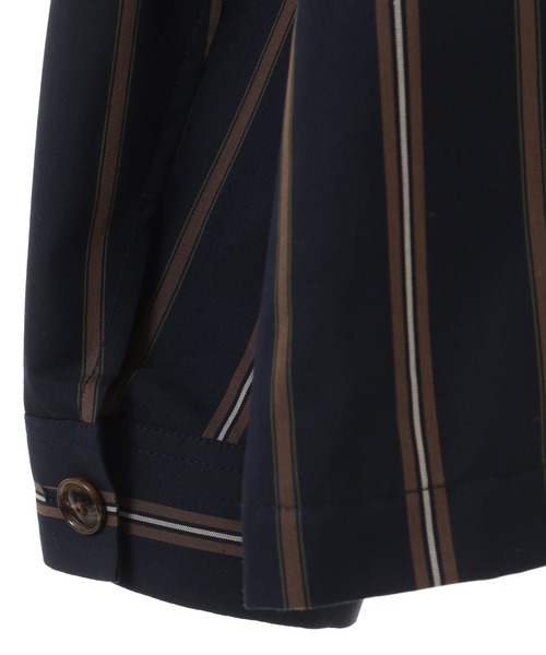 UNION STATION(ユニオンステーション)の「【セットアップ対応】T/Cストライプ スタンドブルゾン(ブルゾン・メンズ・ベージュ/ネイビー・S/M/L)」の15枚目の写真