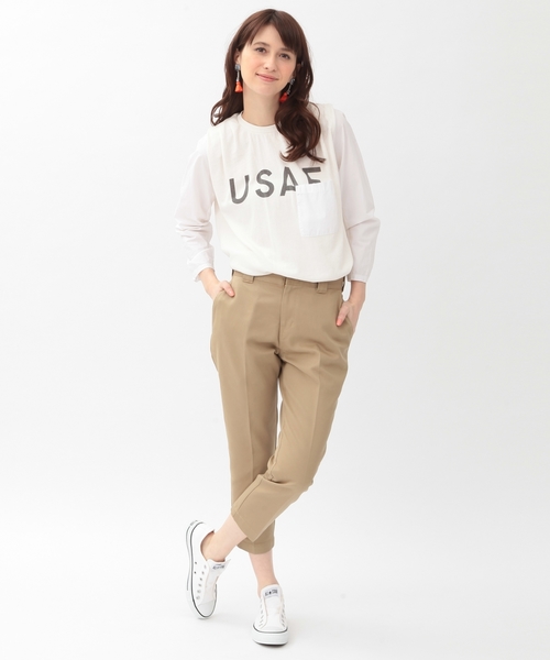 Another Edition(アナザーエディション)の「AE×Dickies 7分丈パンツ/■BC AE×Dickies 7SL PT◆(その他パンツ・レディース・ブラック/グレー/ベージュ・SMALL/MEDIUM)」の20枚目の写真