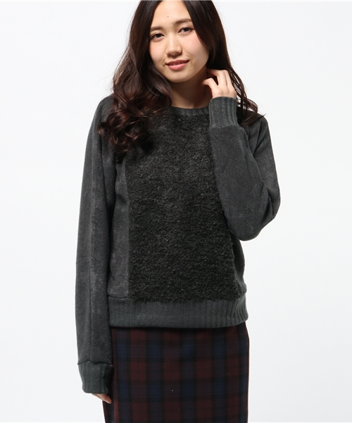 Kastane（カスタネ）の「【Kastane】ドルマンニットプルオーバー（ニット/セーター・レディース・グリーン/チャコールグレー/ベージュ/ライトグレー・FREE）」の13枚目の写真