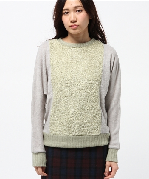 Kastane（カスタネ）の「【Kastane】ドルマンニットプルオーバー（ニット/セーター・レディース・グリーン/チャコールグレー/ベージュ/ライトグレー・FREE）」の6枚目の写真