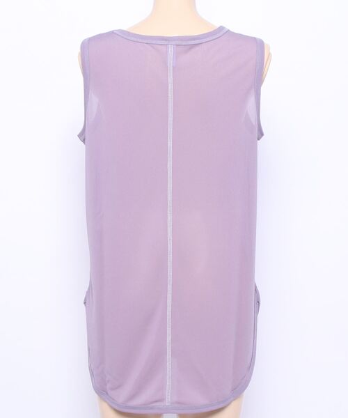 note et silence （ノートエシロンス）の「【 AMB100貨 】シアーリブタンクトップ（タンクトップ・レディース・パープル/グレー/レッド・FREE）」の9枚目の写真
