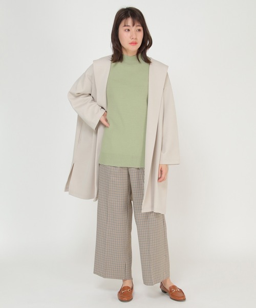 ikka(イッカ)の「ダンボールニットコーディガン(その他アウター・レディース・チャコールグレー/ベージュ・M/L)」の5枚目の写真