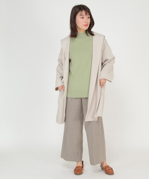 ikka(イッカ)の「ダンボールニットコーディガン(その他アウター・レディース・チャコールグレー/ベージュ・M/L)」の6枚目の写真