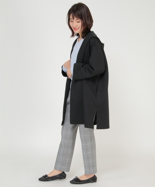 ikka(イッカ)の「ダンボールニットコーディガン(その他アウター・レディース・チャコールグレー/ベージュ・M/L)」の3枚目の写真