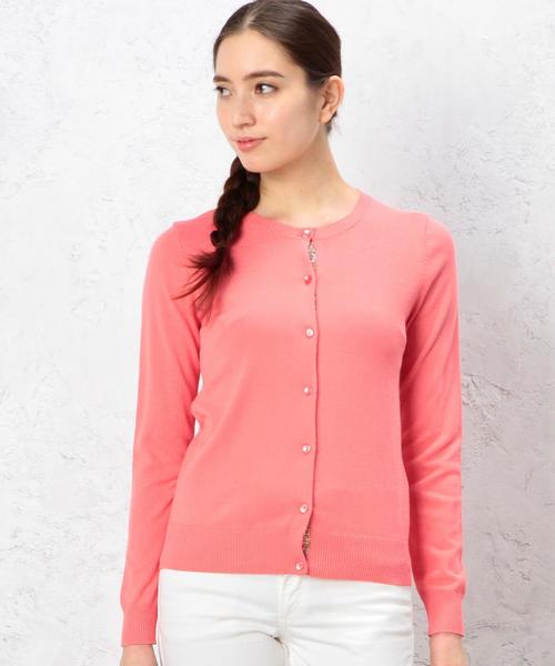 green label relaxing（グリーンレーベルリラクシング）の「SelfWash UV LBTY カーディガン ◇（カーディガン/ボレロ・レディース・ライトグレー/イエロー/ケリー/その他1/ネイビー/ピンク・38/40）」の5枚目の写真