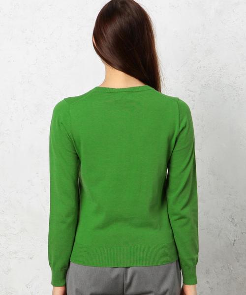 green label relaxing（グリーンレーベルリラクシング）の「SelfWash UV LBTY カーディガン ◇（カーディガン/ボレロ・レディース・ライトグレー/イエロー/ケリー/その他1/ネイビー/ピンク・38/40）」の7枚目の写真