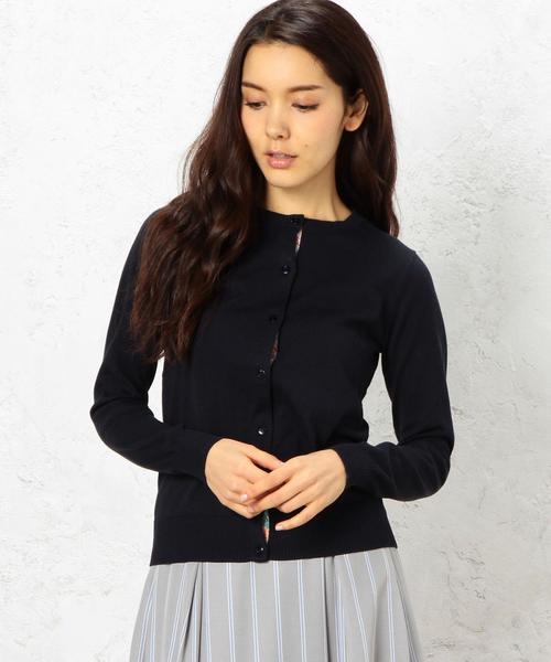 green label relaxing（グリーンレーベルリラクシング）の「SelfWash UV LBTY カーディガン ◇（カーディガン/ボレロ・レディース・ライトグレー/イエロー/ケリー/その他1/ネイビー/ピンク・38/40）」の14枚目の写真