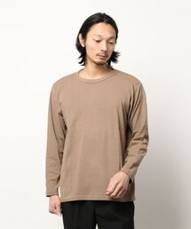 BACK NUMBER(バックナンバー)フライスクルーネック長袖Tシャツ
