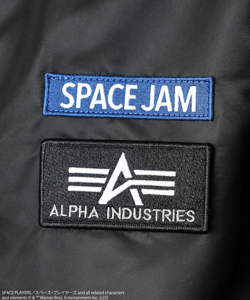 新品 同様 XL 定価29700円 ALPHA SPACE JAMコラボL-2B ALPHA（アルファ）の「【ALPHA×LOONEY TUNES】フライトナイロン