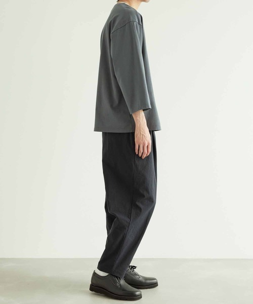 WILD LIFE TAILOR Adam et Rope'(ワイルドテーラーアダムエロペ )の「【WILD LIFE TAILOR】SUVIN バスクシャツ(Tシャツ/カットソー・メンズ・チャコールグレー/ブラック/ピンク/ブルー系その他6・L/M)」の18枚目の写真