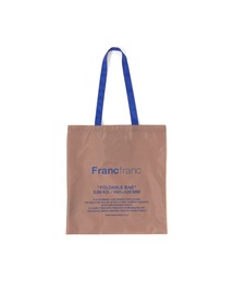 Francfranc | 【2022年モデル】エルン エコバッグ ロゴ  ブラウン(エコバッグ/サブバッグ)