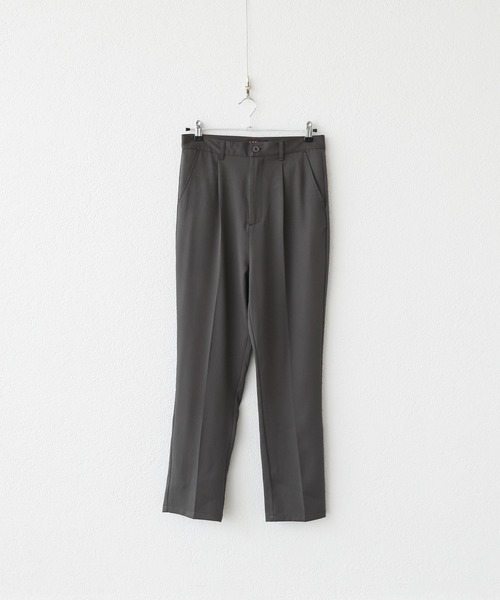 ETELIO（エテリオ）の「センタープレススタンダードテーパードスラックス（スラックス・メンズ・ブラック/アッシュブラウン/オフホワイト/ブルー/チャコール・S/M/L）」の11枚目の写真