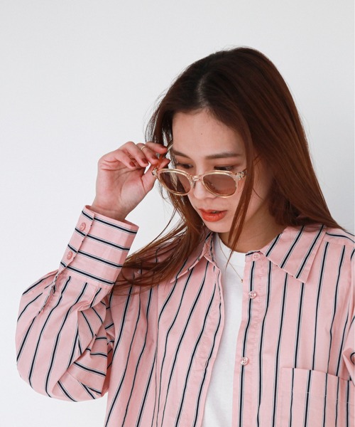 feepur(フェピュール)の「【UVカット】ボストンサングラス(サングラス・レディース・クリア・FREE)」の5枚目の写真