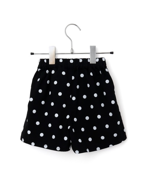 MAKE YOUR DAY(メイクユアデイ)の「ドット柄リボンキュロット■150.160cm(その他パンツ・キッズ・ブラック/ベージュ・150/160)」の3枚目の写真