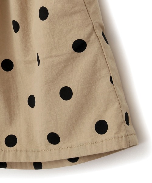 MAKE YOUR DAY(メイクユアデイ)の「ドット柄リボンキュロット■150.160cm(その他パンツ・キッズ・ブラック/ベージュ・150/160)」の9枚目の写真