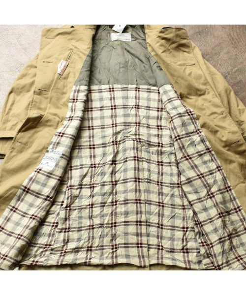 Aquascutum（アクアスキュータム）の「【ヴィンテージ古着】70's Aquascutum/アクアスキュータム チェックライナー トレンチコート（トレンチコート・メンズ・ベージュ・LARGE）」の7枚目の写真