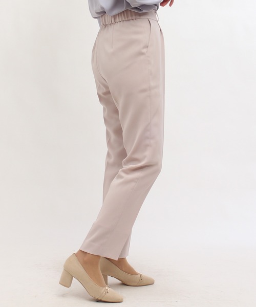 TRUDEA(トルディア)の「【セットアップ対応】ダブルクロステーパードパンツ(スーツパンツ・レディース・ベージュ/ネイビー/ブラック・SMALL/LARGE/X-LARGE/MEDIUM)」の19枚目の写真