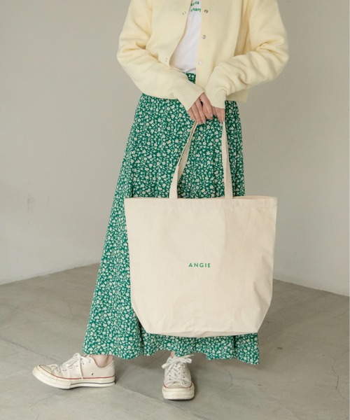 ANGIE(アンジー)の「【UNITED ATHLE】ANGIEロゴトートバック(エコバッグ/サブバッグ・レディース・ホワイト×レッド/ホワイト×グリーン/ホワイト×ブルー/ホワイト×ブラック・FREE)」の21枚目の写真