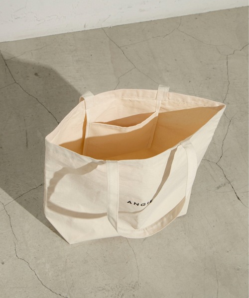 ANGIE(アンジー)の「【UNITED ATHLE】ANGIEロゴトートバック(エコバッグ/サブバッグ・レディース・ホワイト×レッド/ホワイト×グリーン/ホワイト×ブルー/ホワイト×ブラック・FREE)」の11枚目の写真