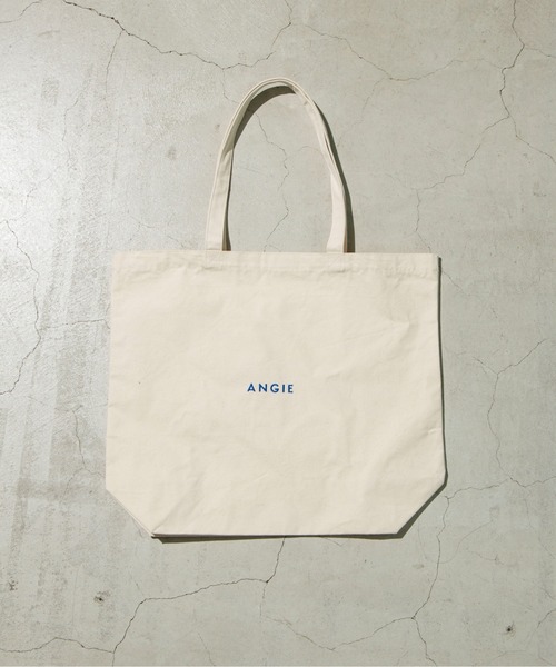 ANGIE(アンジー)の「【UNITED ATHLE】ANGIEロゴトートバック(エコバッグ/サブバッグ・レディース・ホワイト×レッド/ホワイト×グリーン/ホワイト×ブルー/ホワイト×ブラック・FREE)」の6枚目の写真