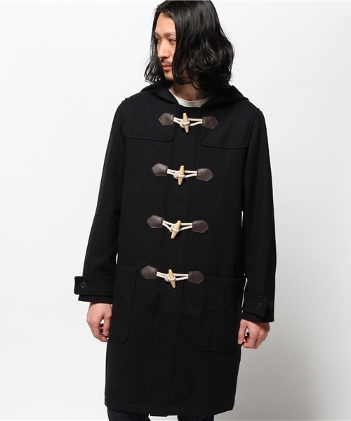 OUTLET（アウトレット）の「【Ciaopanic】カシ混ロングダッフル（ダッフルコート・メンズ・グレー/ネイビー・MEDIUM/LARGE）」の3枚目の写真