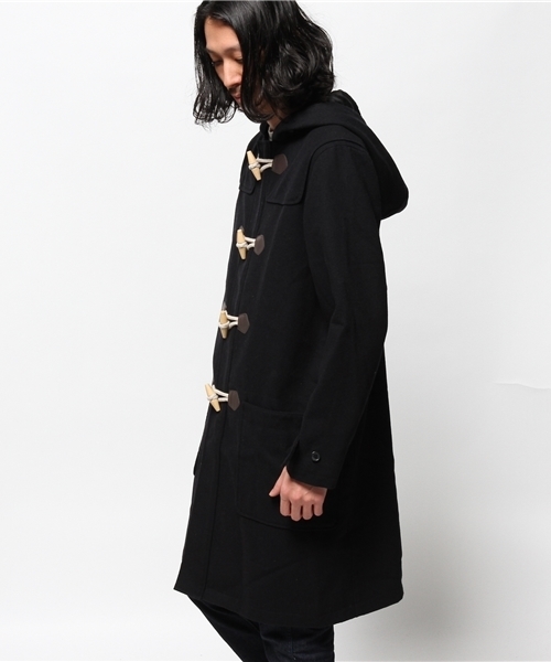 OUTLET（アウトレット）の「【Ciaopanic】カシ混ロングダッフル（ダッフルコート・メンズ・グレー/ネイビー・MEDIUM/LARGE）」の4枚目の写真