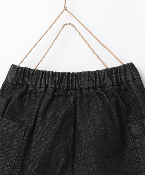 LOWRYS FARM(ローリーズファーム)の「デニムマエボタンショートパンツ 262370(デニムパンツ・キッズ・ブラック/ワンウォッシュ・110cm/120cm/130cm/140cm/150cm)」の12枚目の写真