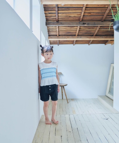 LOWRYS FARM(ローリーズファーム)の「デニムマエボタンショートパンツ 262370(デニムパンツ・キッズ・ブラック/ワンウォッシュ・110cm/120cm/130cm/140cm/150cm)」の20枚目の写真