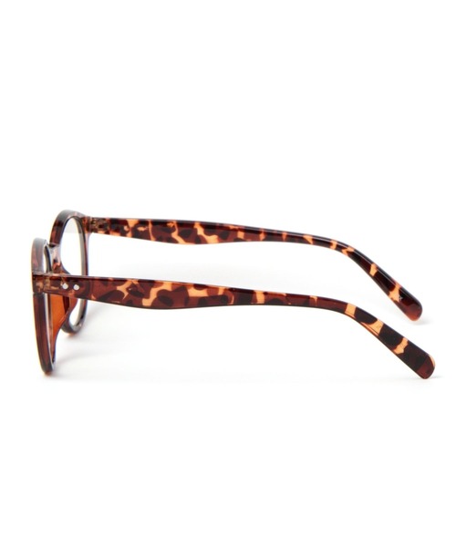 Me%(ミィパーセント)の「ボストンフレームメガネ(メガネ・レディース・ダークブラウン/ブラック系その他/その他・FREE)」の7枚目の写真